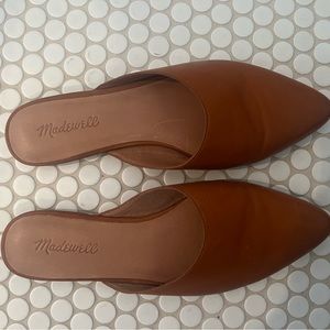 Madewell mules, worn once!